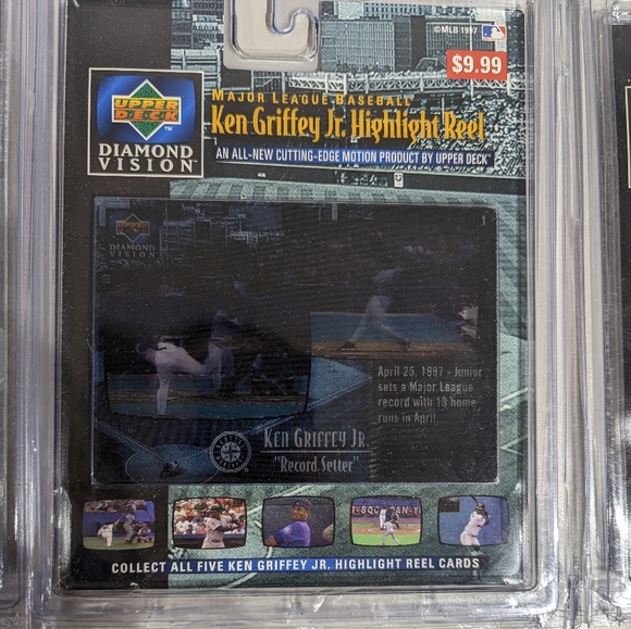 new in package - Ken Griffey Jr. highlight reel full set - 1997 - Picture 11 of 12